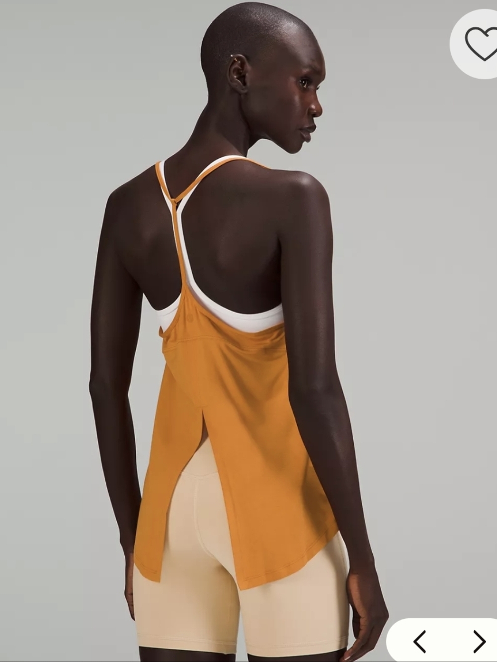 Lululemon Swing Tank In Autumn Orange Size 6